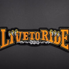 Harley Live To Ride Biker Patches