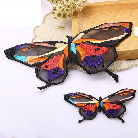 Exquisite Cartoon Color Butterfly Patches