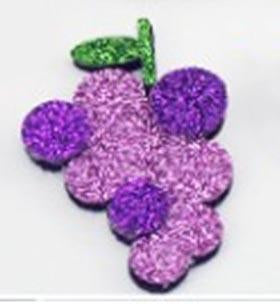 Fruit & Flower Glitter Patch
