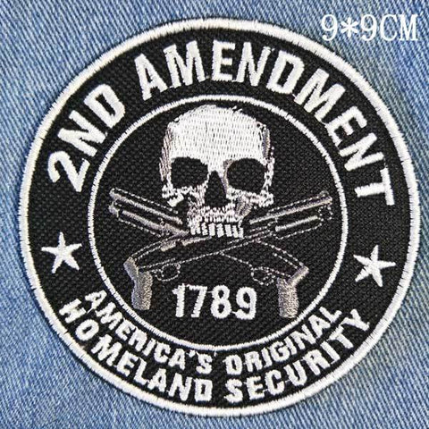 Embroidered Rocker & Biker Patch