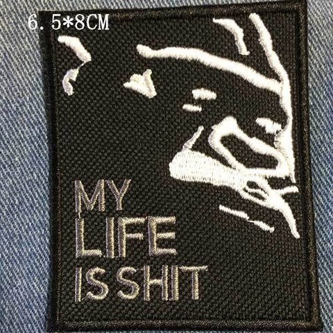 Embroidered Rocker & Biker Patch