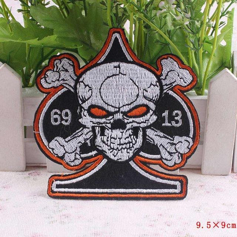 Gothic Mixed Biker Patches