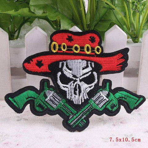 Gothic Mixed Biker Patches