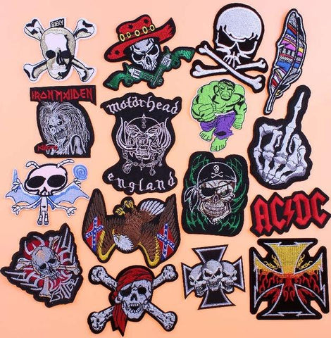 Gothic Mixed Biker Patches